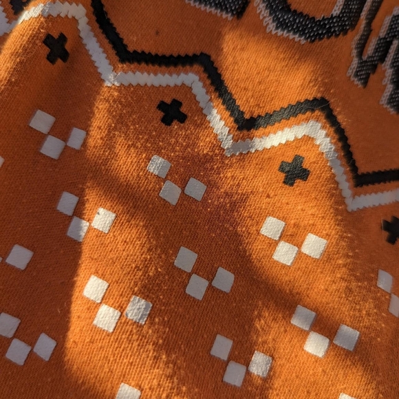 Marvel's The Avengers Jack Kirby Orange Happy Halloween Ugly Holiday Sweater - Picture 5 of 5